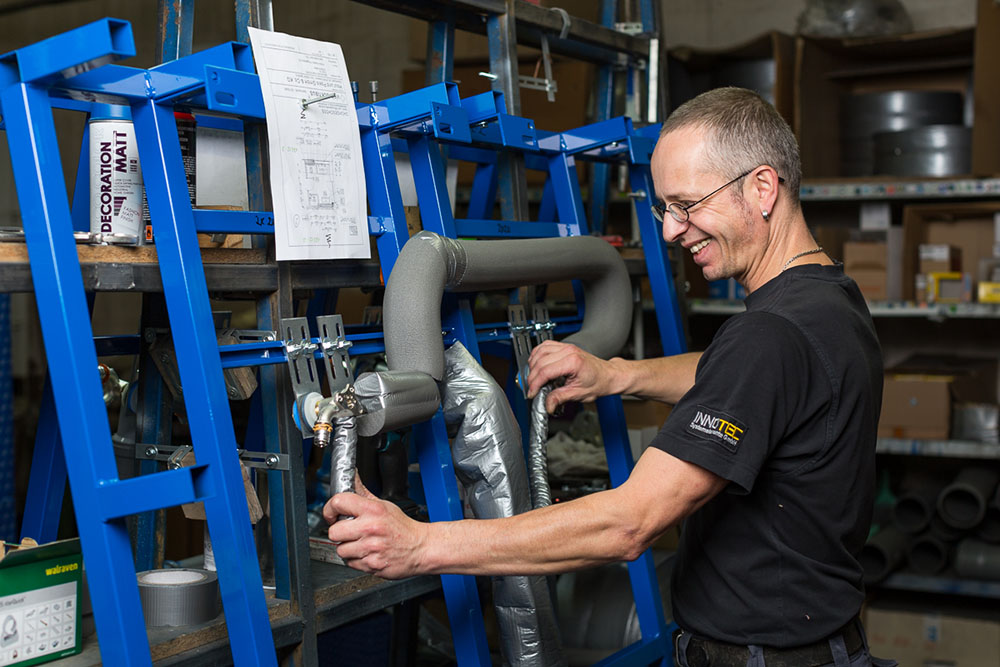 Sondervorwand Innotec Systemelemente